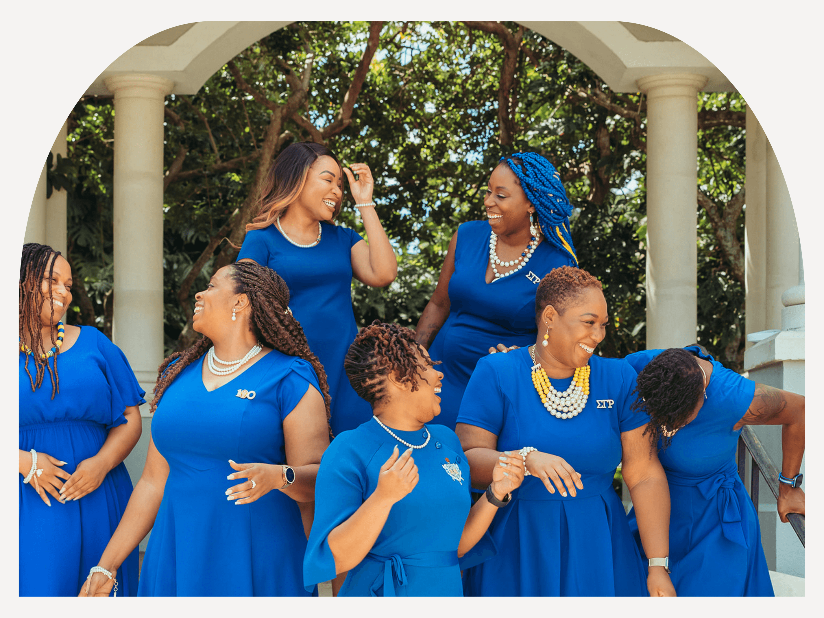 Sigma Gamma Rho Lakeland Chapter - Portrait Session - Hollis Garden - Lakeland, Florida