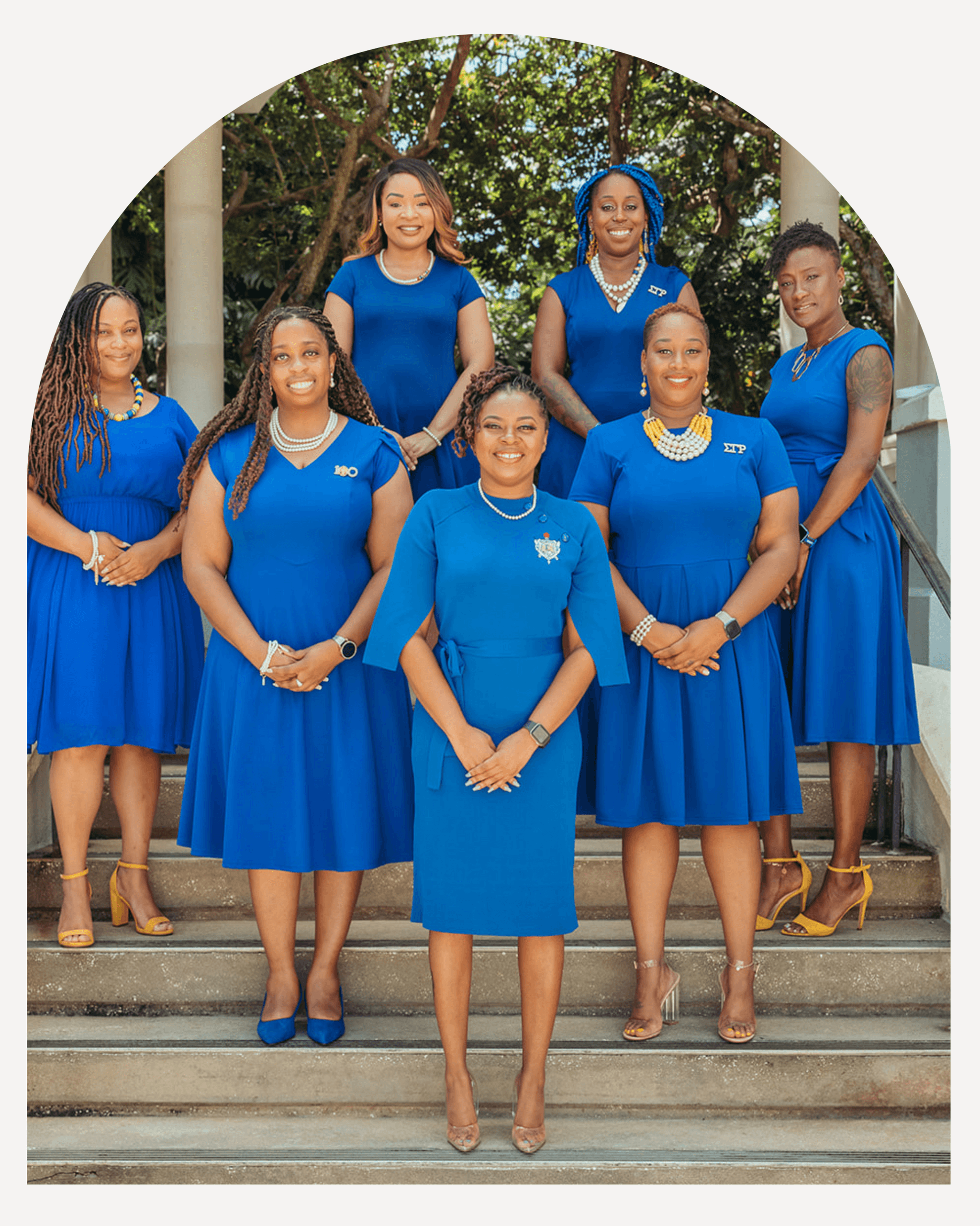 Sigma Gamma Rho Lakeland Chapter - Portrait Session - Hollis Garden - Lakeland, Florida